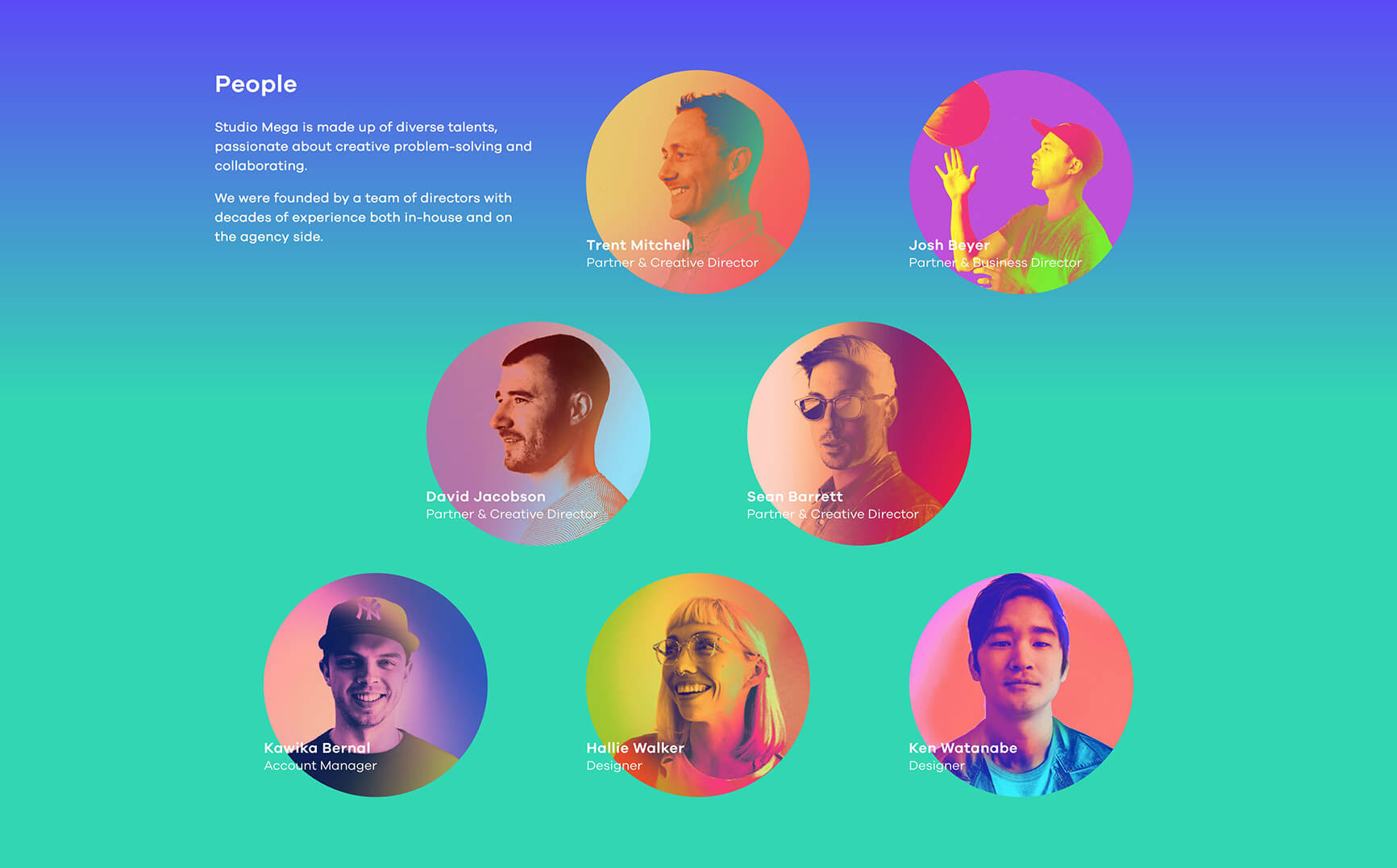 The people of Studio Mega